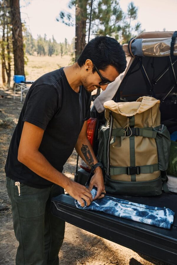 Nomadix Ultralight Towel - Quick Dry & Super Lightweight - Perfect As A Pack Towel to Save On Space - Made with Recycled Materials - Palms Night - 30x54 - Image 6