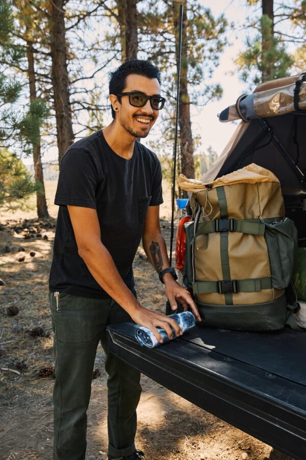 Nomadix Ultralight Towel - Quick Dry & Super Lightweight - Perfect As A Pack Towel to Save On Space - Made with Recycled Materials - Palms Night - 30x54 - Image 7