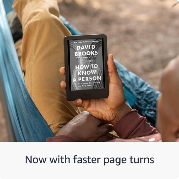 Amazon Kindle (16 GB) - Lightest and most compact Kindle, now with faster page turns, and higher contrast ratio, for an enhanced reading experience - Black - Image 4