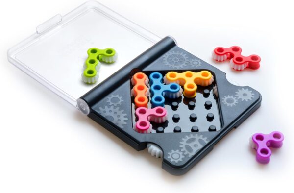 SmartGames IQ Gears Travel-Friendly Dynamic Logic Game Featuring 120 Challenges for Ages 7 - Adult - Image 4