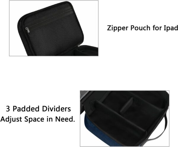 MATEIN Electronics Organizer Travel Case, Water Resistant Portable Travel Cord Organizer for Earphone, Power Bank, and Flash Drive, Universal Carry Case for Cables, Tech Gifts for Men, Navy Blue - Image 5