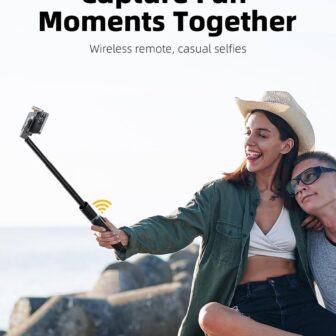 TODI 63" Cell Phone Selfie Stick Tripod, Portable Tripod for iPhone with Wireless Remote, Extendable Smartphone Stand, All-in-1, Compatible with iPhone/Android - Image 3
