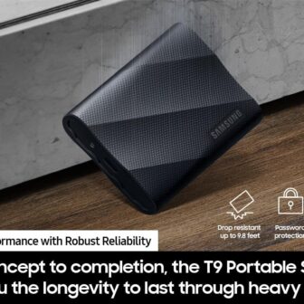SAMSUNG T9 Portable SSD 4TB, USB 3.2 Gen 2x2 External Solid State Drive, Seq. Read Speeds Up to 2,000MB/s for Gaming, Students and Professionals,MU-PG4T0B/AM, Black (pack of 1) - Image 5