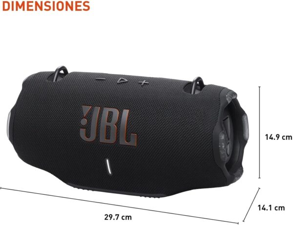 JBL Xtreme 4 - Portable Bluetooth Speaker, Powerful Sound and Deep Bass, IP67 Waterproof, 24 Hours of Playtime, Powerbank, PartyBoost for Multi-Speaker Pairing (Black) - Image 3