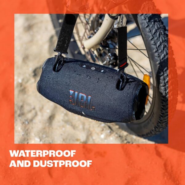 JBL Xtreme 4 - Portable Bluetooth Speaker, Powerful Sound and Deep Bass, IP67 Waterproof, 24 Hours of Playtime, Powerbank, PartyBoost for Multi-Speaker Pairing (Black) - Image 7