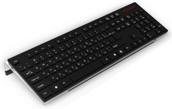 Acrylic Tilted Computer Keyboard Stand for Ergonomic Typing, Keyboard Tray Holder with Silicone Non-Slip Case, Clear - Image 4