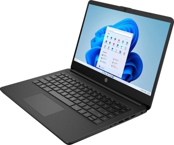 HP 14 Premium HD Portable Laptop Computer Students Business, Quad-Core Intel Celeron Processor, 8GB RAM, 256GB Storage(128GB eMMC+128GB Ghost Manta SD Card), 1 Year Office 365, HDMI, Win 11 - Image 3