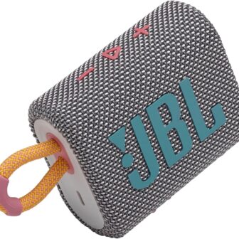 JBL Go 3 - Portable Mini Bluetooth Speaker, big audio and punchy bass, IP67 waterproof and dustproof, 5 hours of playtime, speaker for home, outdoor and travel (Grey) - Image 5