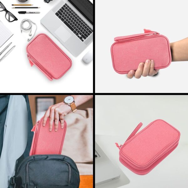 Electronic Organizer Travel USB Cable Accessories Bag/Case,Waterproof for Power Bank,Charging Cords,Chargers,Mouse,Earphones Flash Driver - Image 7