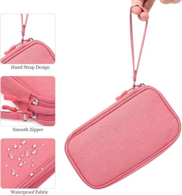 Electronic Organizer Travel USB Cable Accessories Bag/Case,Waterproof for Power Bank,Charging Cords,Chargers,Mouse,Earphones Flash Driver - Image 8