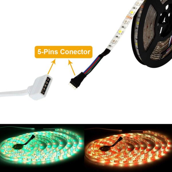 SUPERNIGHT RGBW LED Light Strip Remote Controller, 40 Keys IR Remote Controller Replacement for SMD 3528 5050 Flexible LED Strip Lights - Image 6