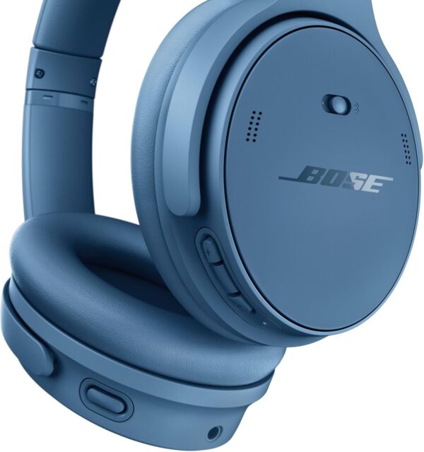 Bose QuietComfort Bluetooth Headphones, Wireless Headphones with Active Over Ear Noise Cancelling and Mic, Deep Bass, Up to 24 Hours of Playtime, Blue Dusk - Limited Edition Color - Image 5