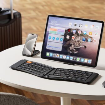 ProtoArc Ergonomic Foldable Keyboard, XK03 Split Folding Travel Bluetooth Keyboard, Ultra Slim, Portable for iPad, iPhone, Tablet, Laptop, PC - Image 7