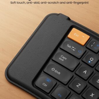 ProtoArc Ergonomic Foldable Keyboard, XK03 Split Folding Travel Bluetooth Keyboard, Ultra Slim, Portable for iPad, iPhone, Tablet, Laptop, PC - Image 9