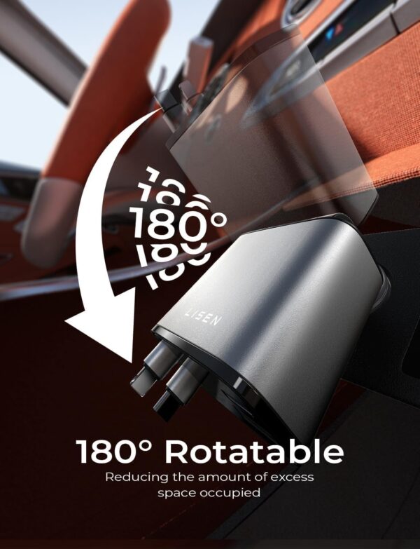 LISEN Retractable Car Charger, 69W USB C Car Accessories Adapter for iPhone 16 USB C Charger Fast Charging, Fathers Day for Gifts, Travel Essentials Gifts for Women Men, for iPhone 16 15 14 13 12 - Image 7