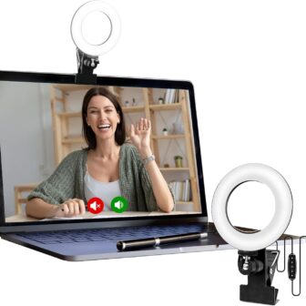 Video Conference Lighting Kit, Ring Light for Monitor Clip On,for Remote Working, Distance Learning,Zoom Call, Self Broadcasting and Live Streaming, Computer Laptop Video Conferencing - Image 8