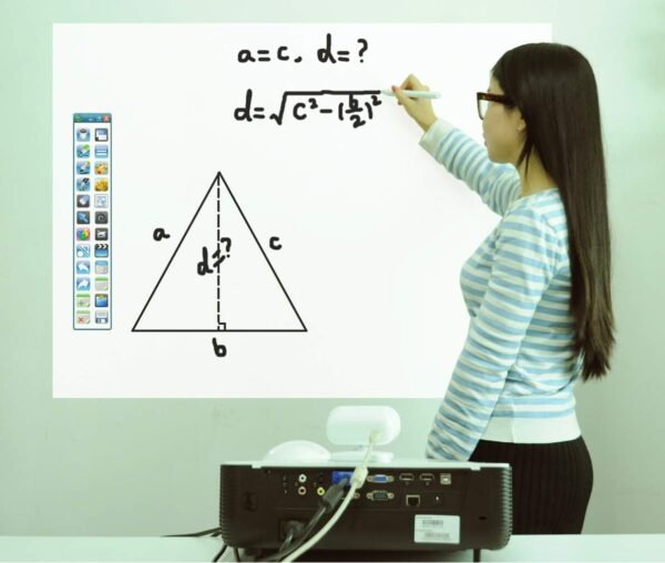 Interactive Whiteboard System- E-Pen Included- Ideal for Home, Office and Classroom - Windows PC Compatibility Only (Short Focus Interactive Whiteboard) - Image 6