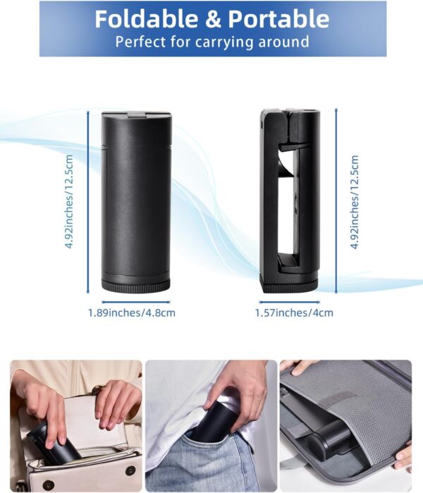 Airplane Tablet Holder Mount, Long Flight Essentials Travel Accessories for iPad, Foldable Tablet Stand for Plane Seat Back, Best Gifts for Travelers women, Fit for iPad, Phone, Switch, kindle - Image 7