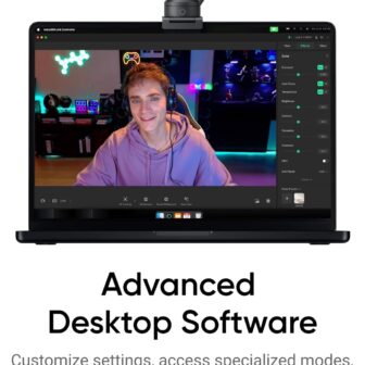 Insta360 Link 2 - PTZ 4K Webcam for PC/Mac, 1/2" Sensor, AI Tracking, HDR, AI Noise-Canceling Mic, Gesture Control for Streaming, Video Calls, Gaming, Works with Zoom, Teams, Twitch & More - Image 8