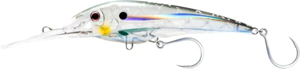 Nomad Design DTX Minnow 110 with Patented Autotune System - Distressed Baitfish Swimming Action, Hydrospeed Belly Eyelet for Faster Trolling