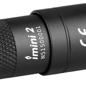 OLIGHT IMINI 2 EDC Rechargeable Keychain Flashlight, 50 Lumens Compact and Portable Mini LED Keyring Lights with Built-in Battery Ideal for Everyday Carry and Emergencies (Black)