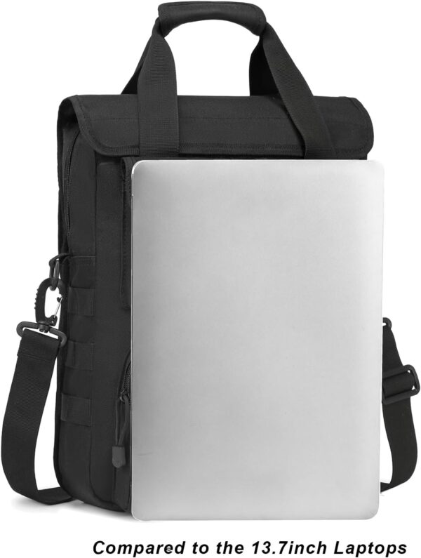 ArcEnCiel 12.9-14 Inch Laptop Tactical Messenger Bag Men MOLLE Sling Pack Briefcase Gear Handbags Utility Carry Satchel - Image 3