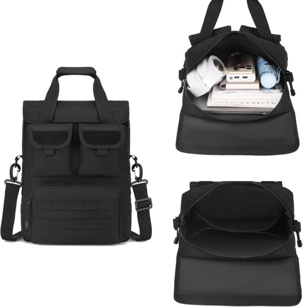 ArcEnCiel 12.9-14 Inch Laptop Tactical Messenger Bag Men MOLLE Sling Pack Briefcase Gear Handbags Utility Carry Satchel - Image 4