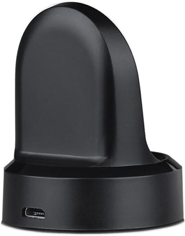Kissmart for Gear S2 Charger, Replacement Charging Dock Cradle for Samsung Gear S2 Classic Smart Watch (Black) - Image 3