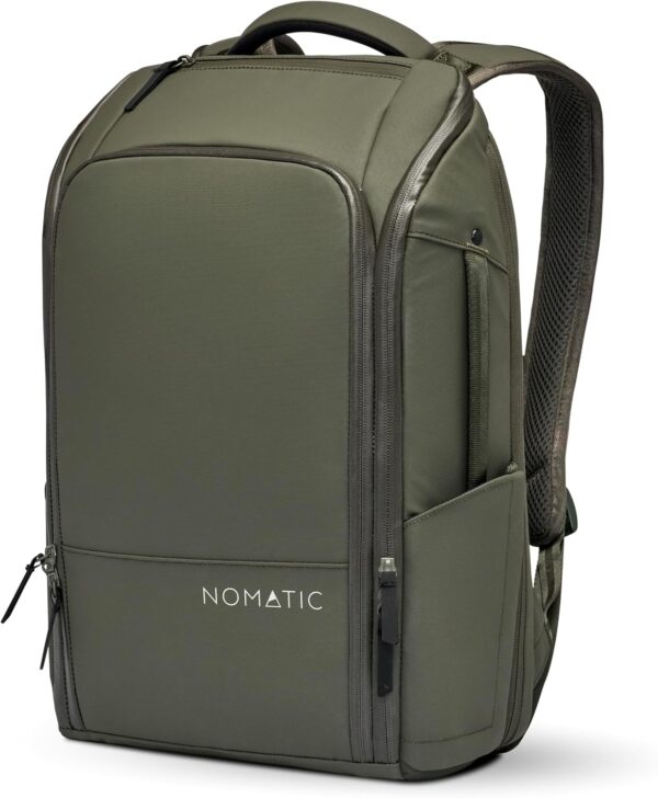 NOMATIC Backpack - 14L Water Resistant Anti Theft Backpack - Laptop Bag - Computer Backpack - Expandable Olive Backpack - Image 3