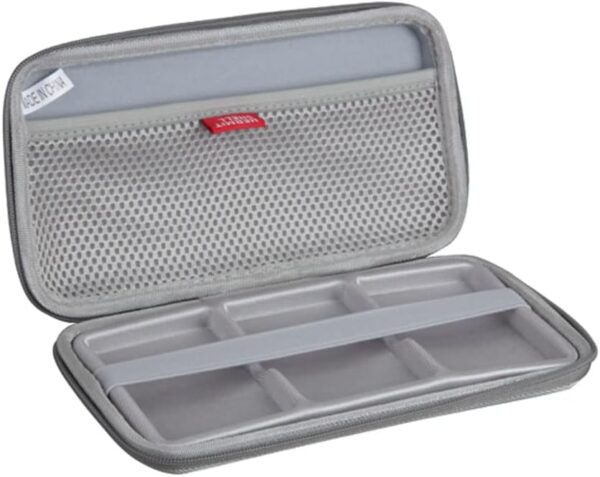 Hermitshell Hard Travel Case for Samsung T7 / T7 Touch Portable SSD 1TB 2TB 500GB USB 3.2 External Solid State Drive (Case for 3 Hard Drives, Gray) - Image 3