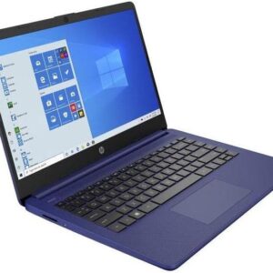 HP 14 Laptop, Intel Celeron N4020, 4 GB RAM, 64 GB Storage, 14-inch Micro-edge HD Display, Windows 11 Home, Thin & Portable, 4K Graphics, One Year of Microsoft 365 (14-dq0010nr, Indigo Blue)