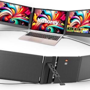 2025 Upgrade Laptop Screen Extender Portable Monitor, 14" 1080P FHD IPS Screen, Monitor Extender for Laptop, Fit for 13-17" Laptop, Plug & Play Compatiable with Windows/Mac/Chrome/Android/Switch