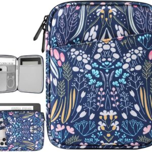 6-7 Inch Sleeve Carrying Case for 7" Kindle Colorsoft Signature Edition and All-New Kindle Paperwhite, Protective Sleeve Cover Pouch Bag for 6" Kindle/Kindle Oasis/E-Reader, Night Blue