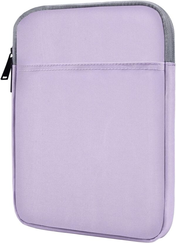 6.8 Inch Tablet Sleeve for Amazon Fire HD 7, Amazon Kindle Paperwhite 6.8"/ Kindle 6 11th 2022, Kobo Clara 2E e-Reader 6" Sleeve Bag, Purple