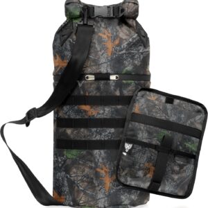 ~ AQUA RT Dry Bag~ Water-Proof Faraday Dry Bag for Laptops, Tablets, and Mid-Size Electronics ~ Small LITE Faraday Combo ~ Backwoods Camo