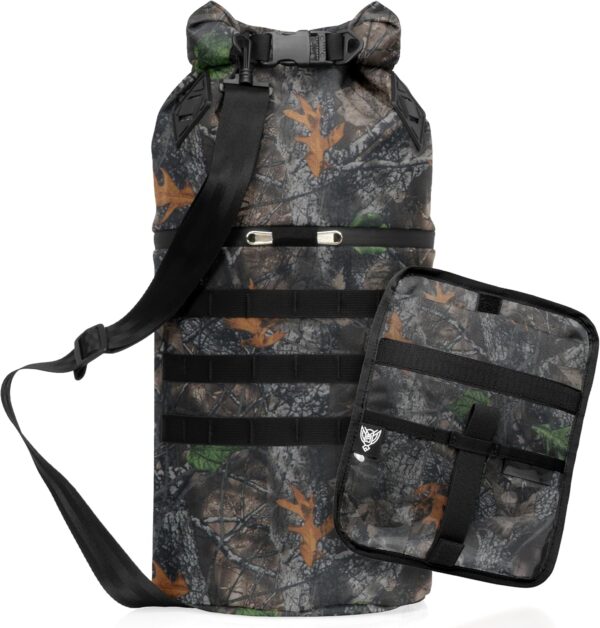~ AQUA RT Dry Bag~ Water-Proof Faraday Dry Bag for Laptops, Tablets, and Mid-Size Electronics ~ Small LITE Faraday Combo ~ Backwoods Camo