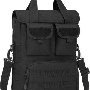 ArcEnCiel 12.9-14 Inch Laptop Tactical Messenger Bag Men MOLLE Sling Pack Briefcase Gear Handbags Utility Carry Satchel