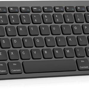 Arteck Ultra-Slim Keyboard Compatible with iPad 10.2-inch/iPad Air/iPad 9.7-inch/iPad Pro/iPad Mini, iPhone and Other Bluetooth Enabled Devices Including iOS, Android, Windows, Black