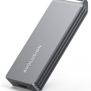 Avolusion S2 1TB Portable SSD - Up to 1000MB/s - PC and Mac - USB 3.2 USB-C External Solid State Drive - S2-SSD-T1, Durable Aluminum Built