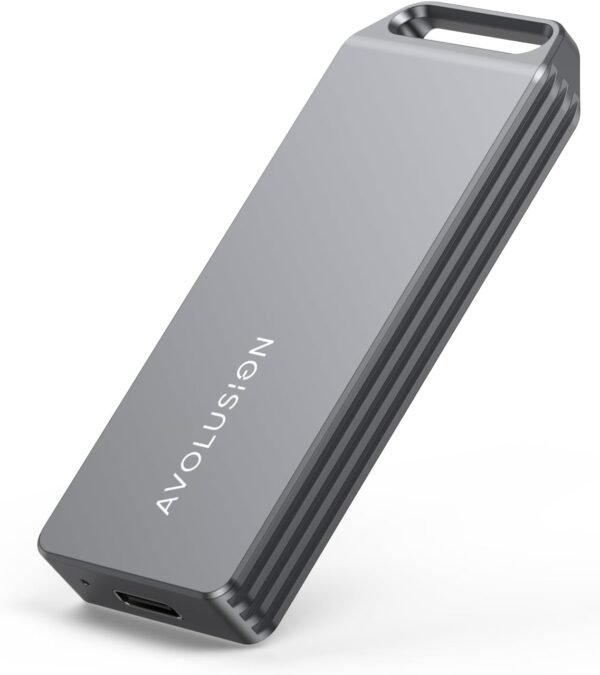 Avolusion S2 1TB Portable SSD - Up to 1000MB/s - PC and Mac - USB 3.2 USB-C External Solid State Drive - S2-SSD-T1, Durable Aluminum Built
