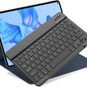 Bluetooth Keyboard for iPad 10th Generation, iPad Pro 13/12/11/10/9/8/7 inch, iPad Air 13/11th Gen, iPad mini, Samsung Xiaomi Tablets, etc. - Slim Wireless Portable Travel Office Computer Accessories