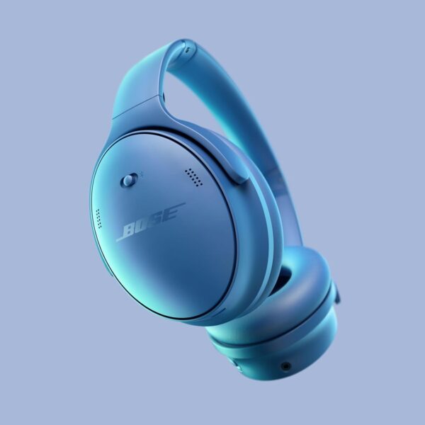 Bose QuietComfort Bluetooth Headphones, Wireless Headphones with Active Over Ear Noise Cancelling and Mic, Deep Bass, Up to 24 Hours of Playtime, Blue Dusk - Limited Edition Color - Image 2
