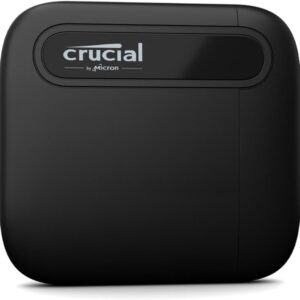 Crucial X6 1TB Portable SSD - Up to 800MB/s - PC and Mac - USB 3.2 USB-C External Solid State Drive - CT1000X6SSD9