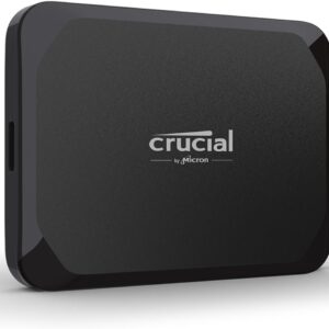 Crucial X9 2TB Portable SSD, Up to 1050MB/s, USB 3.2 USB-C, External Solid State Drive, Compatible with Windows, Mac, & Android, Reliable Storage for Games, Files, & Backups, Black - CT2000X9SSD902