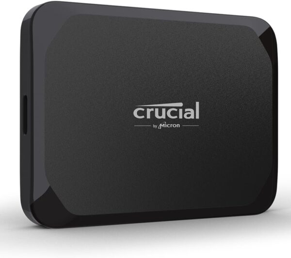 Crucial X9 2TB Portable SSD, Up to 1050MB/s, USB 3.2 USB-C, External Solid State Drive, Compatible with Windows, Mac, & Android, Reliable Storage for Games, Files, & Backups, Black - CT2000X9SSD902