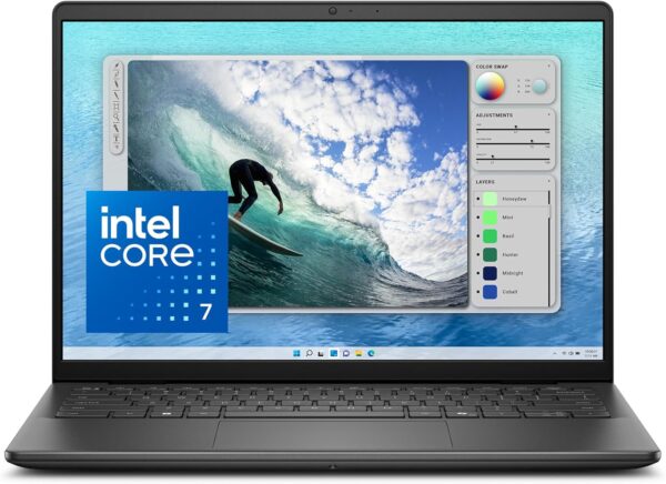 Dell Inspiron 5440 Laptop - 14.0-inch 16:10 FHD+ (1920 x 1200) Display, Intel Core 7-150U Processor, 16GB DDR5 RAM, 1TB SSD, Intel Graphics, Windows 11 Home, Onsite Service - Carbon Black