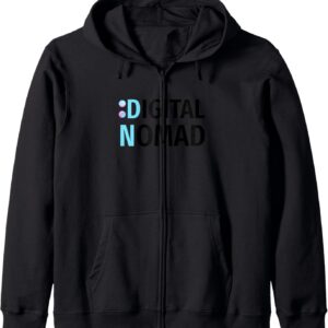 Digital nomad essential classic Zip Hoodie