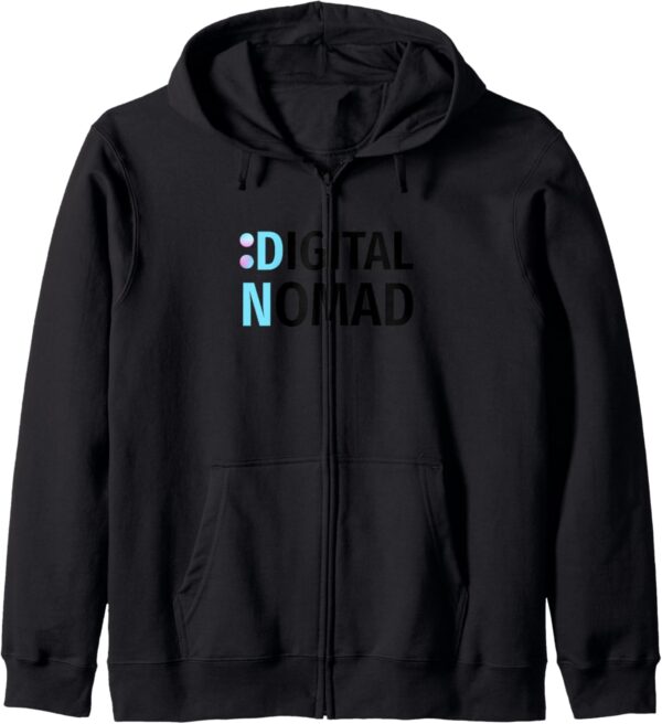 Digital nomad essential classic Zip Hoodie