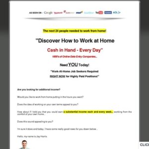 Discover How to Work at Home Cash in Hand – Every Day - Home Jobs Directory