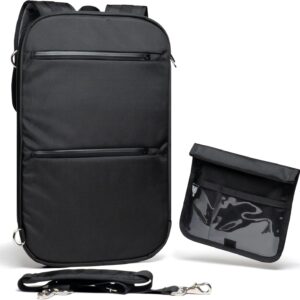 ~ FLEX Faraday Bag/Small LITE Faraday Bag Combo ~ Tracking/Hacking Defense ~ Coyote Brown